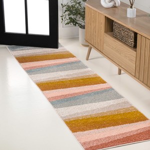 JONATHAN Y Prism Geometric Striped Indoor Area Rug - 1 of 4