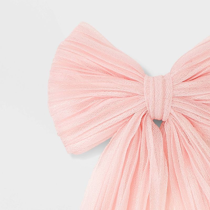 Chiffon Bow Barrette Hair Clip - A New Day™, 3 of 10