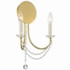 Crystorama Lighting Delilah 2 - Light Sconce in  Aged Brass - 4 of 4