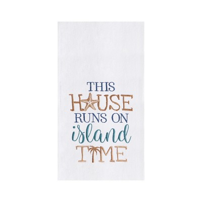 C&F Home House On Island Time Flour Sack Kitchen Towel