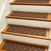 WaterHog 8.5"x30" Set of 4 Argyle Indoor/Outdoor Stair Treads Door Mats - 2 of 4
