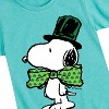 Girls' - Peanuts - St Paddy's Bowtie Fitted Short Sleeve Graphic T-Shirt - 2 of 4