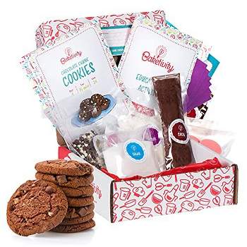 BAKETIVITY Kids Baking DIY Activity Kit - Bake Delicious Chocolate Chunk Cookies with Pre-Measured Ingredients – Best Gift for Boys & Girls Ages 6-12