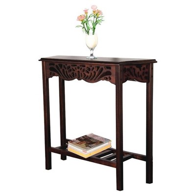 D-Art Collection Mahogany Entrance Wall Table