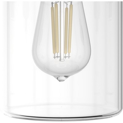 Onyx Bengal Rustic 3-Light LED Jar Pendant with Clear Glass Shades