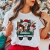 Simply Sage Market Women's Merry Christmas Farm Truck Short Sleeve Graphic Tee - 2 of 4