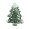 Transpac Ceramic Iridescent Holiday Tree Plates Set of 2 for Christmas Dining Elegant Tableware - 3 of 4