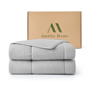 Amelie Home Reversible Cooling Comforter - Lightweight, Breathable Blanket for Hot Sleepers - 1 of 4