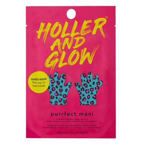 Holler and Glow Purrfect Mani Hand Mask - 0.61 fl oz - image 1 of 4