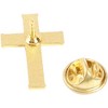 Bright Creations 12 Pack Gold Enamel Cross Religious Brooch Lapel Pins for Gifts, 1 in - 2 of 4