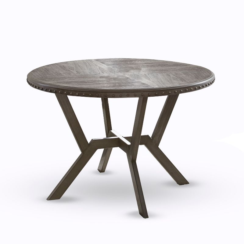 Alamo Round Dining Table Gray - Steve Silver Co., 1 of 5