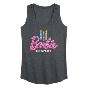 Women's - Barbie - Let's Party Graphic Racerback Tank - 1 of 4