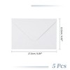 Unique Bargains Rose Design Invitation Envelopes for Greeting Cards Wedding Birthday Christmas - 2 of 4