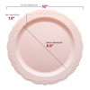 Smarty Had A Party Pink Vintage Plastic Dinnerware Set - 120 Sets - 3 of 4