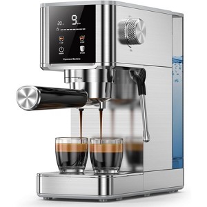 ZAFRO Espresso Machines,20Bar Quick-Heat Espresso Makers with LED Touchscreen,1.2 L Removable Tank,Stainless-Steel Coffee Maker,for Cappuccino&Latte - 1 of 4