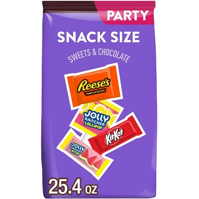 Reese's, Jolly Rancher, Kit Kat Assorted Flavored Snack Size Candy - 25 ...