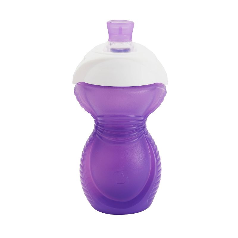 Munchkin Click Lock Bite Proof Sippy Cup 9oz - 2pk - Pink/Purple, 4 of 8
