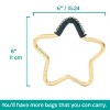 Kidco Buggygear Star Hook - Gold/Navy Leather - 4 of 4