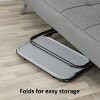 Adjustable Folding TV Tray With Cup Holder 20.87"W x 14.76"D x 27.76"H - 4 of 4