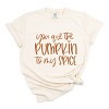 Simply Sage Market You Are The Pumpkin To My Spice Garment Dyed Tee - L - Ivory - 2 of 4