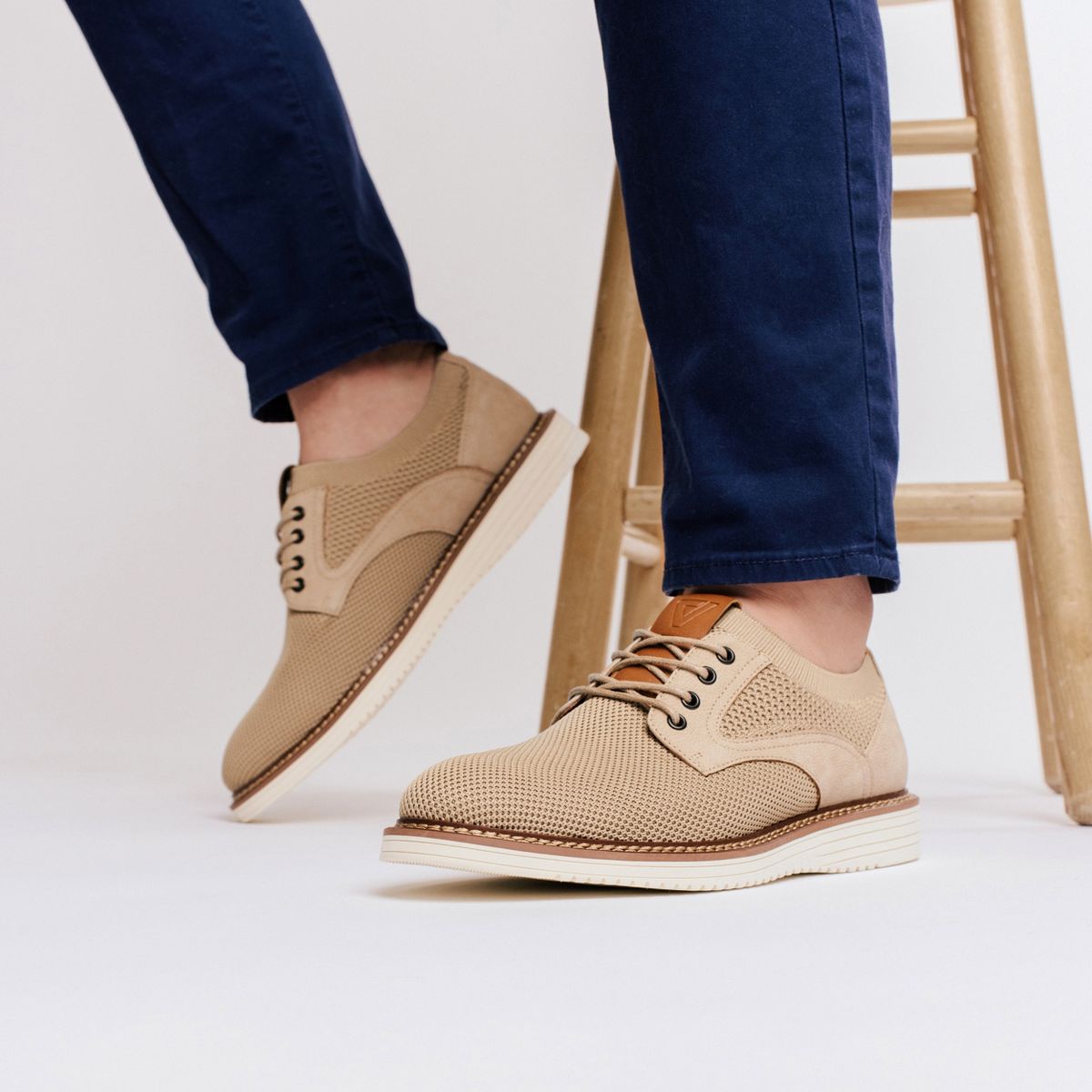 Vance Mens Merrick Casual Knit Hybrid Dress Shoe - thumbnail 9