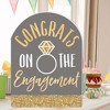 Big Dot of Happiness Engagement Announcement - Congratulations Giant Greeting Card - Big Shaped Jumborific Card - 2 of 4