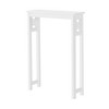 Derby Over-the-Toilet Storage Shelf – 37" Tall Bathroom Space Saver with Fixed Shelf & Open Gridwork Design – Modern Freestanding Organizer for - 2 of 4
