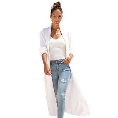 Women's Long Knit Cardigan - LASCANA