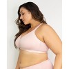 Curvy Couture  Women's Cotton Luxe Unlined Wireless Bra - 4 of 4