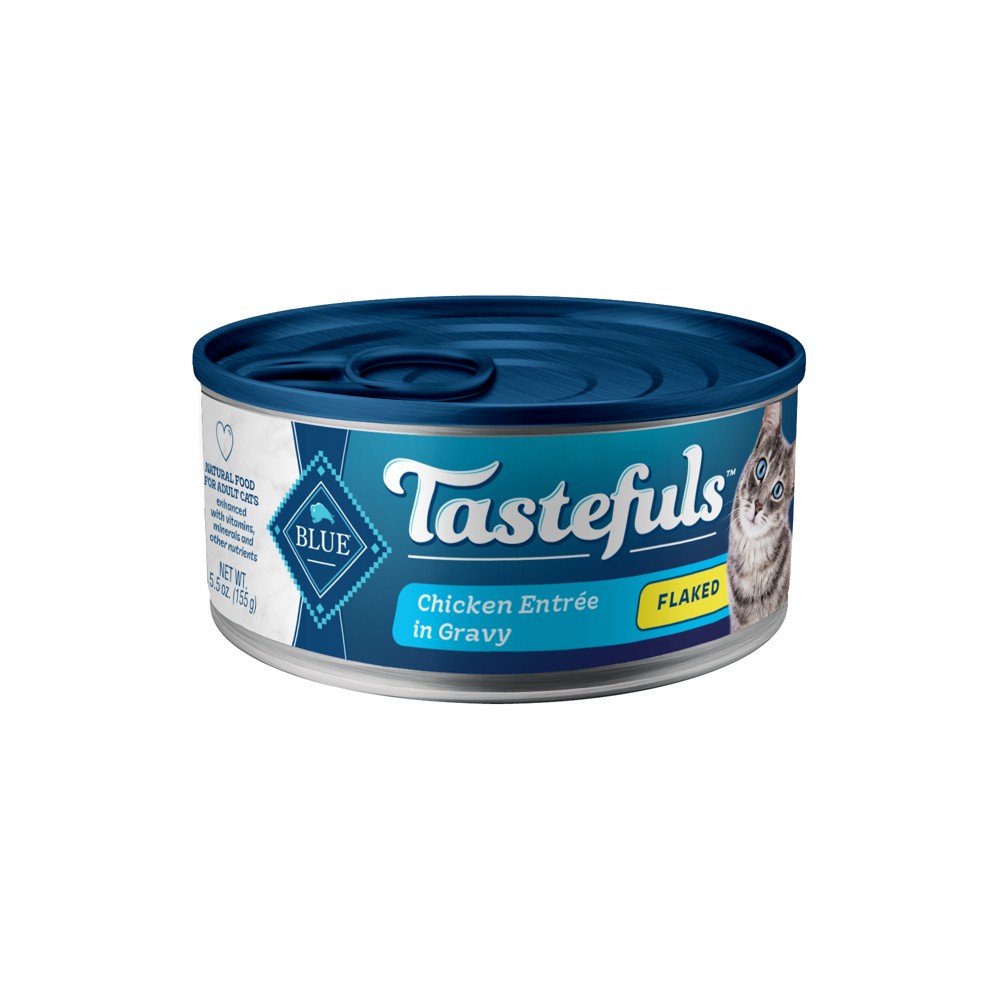 Blue Buffalo Tastefuls Adult Cat Chicken Entree in Gravy Flaked Wet Cat Food