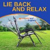 SereneLife SL1ZGRCP21.5 Padded Zero Gravity Lawn Chair - 4 of 4