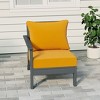 WestinTrends  Avalon Outdoor Patio HDPE Left Arm Facing Sectional Corner Club Chair with Patio Cushions - 2 of 4