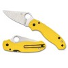 Spyderco Para 3 Salt Lightweight Folding Pocket Knife with CPM Magnacut PlainEdge Blade | Incredible Edge Retention and Corrosion Resistance, Yellow - 4 of 4