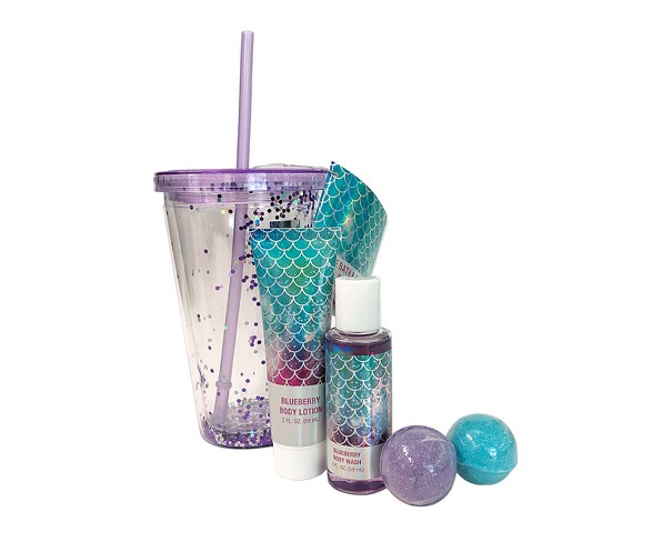Blueberry Tween Bath Tumbler Gift Set - 5pc - Target Beauty&#153;