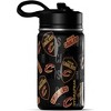 NBA Cleveland Cavaliers 14oz Kids Stainless Steel Water Bottle With Straw Lid and Flexible Handle - 2 of 4