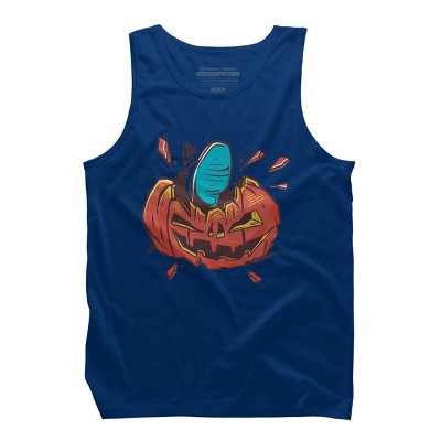 Men's Design By Humans Halloween smashed pumpkin By BlackBerry55 Tank Top
