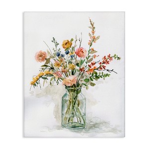 Stupell Industries Country Meadow Roses Floral Bouquet Watercolor Still Life Canvas Art - 1 of 4