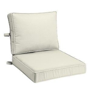 ARDEN Foam Outdoor Double Welted Deep Seat Cushion Set, 24 x 24, made with ProFoam, Rain-proof, Fade Resistant - 1 of 4
