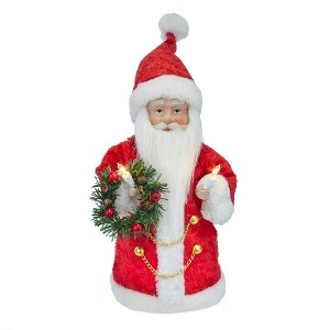 Kurt Adler 10-Inch UL 10-Light Santa Treetop - 1 of 4