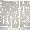RLF Home 100% Cotton Native Cornice With Poly/Cotton Ivory lining Rod Pocket Valance 50" x 17" Sil - 4 of 4