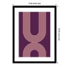 Amanti Art Mid Century in Pink and Purple by Incado Wood Framed Wall Art Print - 4 of 4
