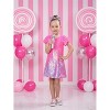 2Bunnies Girls' Candy Shimmer Sequin Puff Sleeve Dress - 4 of 4