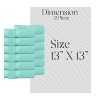 Home Weavers Elegance Essentials 550GSM 100% Cotton Zero Twist Super Absorbent Bath Towel Set - 2 of 4