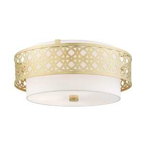 Livex Lighting Calinda 4 - Light Semi-Flush Mount in  Soft Gold - 1 of 1