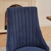 Sapphtopaz Modern Dining Chairs Set of 2 Upholstered Accent Chair with Curved Legs Armless Chairs for Kitchen, Dining Room, Living Room - 4 of 4