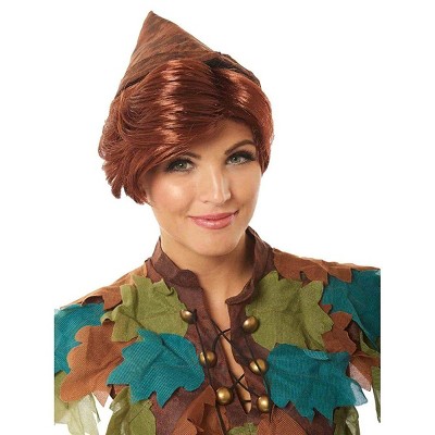brown costume wig