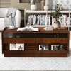 Dexmalle 47.2"Rectangle Coffee Table with 4 Drawers and 2 Display Shelves - 3 of 4
