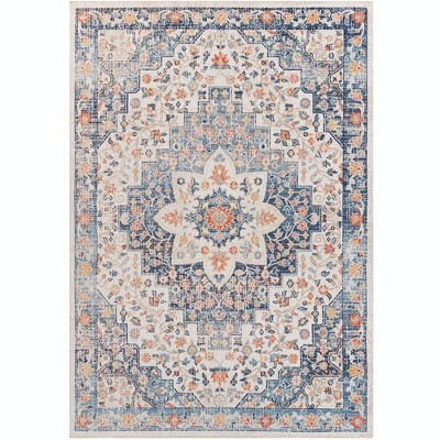 Mark & Day Carbon Cliff Rectangle Woven Indoor and Outdoor Area Rugs Dark Blue