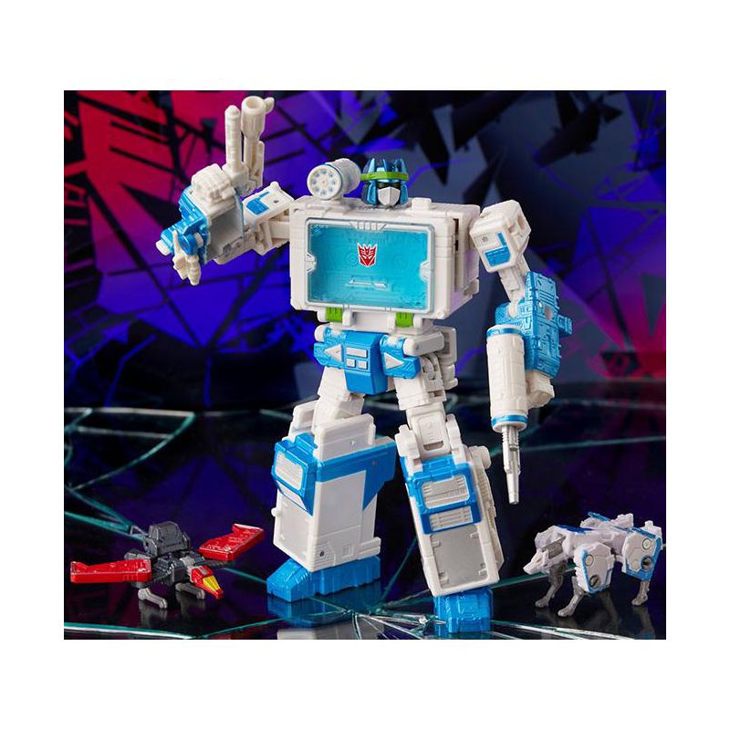 Soundwave IDW Shattered Glass Voyager Class | Transformers Generations Shattered Glass Collection Action figures, 5 of 6