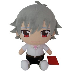 Great Eastern Entertainment Evangelion New Movie - Kaworu Nagisa Uniform Sitting Plush 12"H - 1 of 4